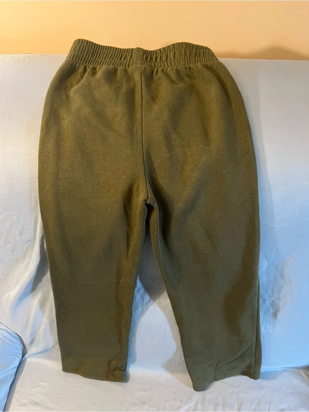 GAP Olive Green Kids Sweatpants & Sweatshirt Set with Football Logo